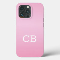 Elegant Blush Pink Metal monogrammed Name