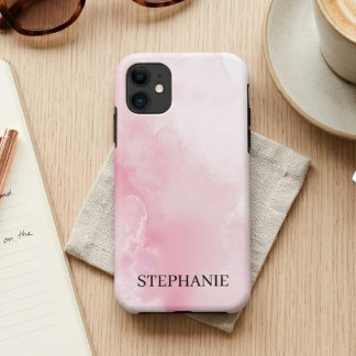 Elegant Blush Pink Soft Watercolor Case-Mate iPhone Case