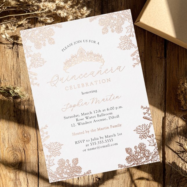 Elegant Blush Pink White Vintage Quinceanera (Creator Uploaded)