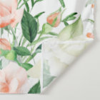 Elegant Blush Roses Wedding Photo Booth Backdrop