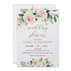 Elegant Blush Watercolor Wedding Shower