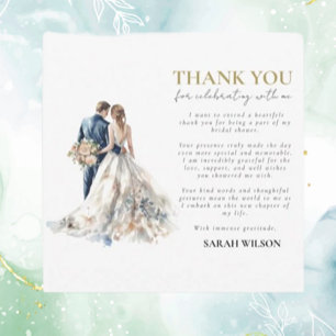 Elegant Blush Wedding Thank You