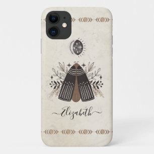 Elegant Bohemian Butterfly Moth Case-Mate iPhone Case