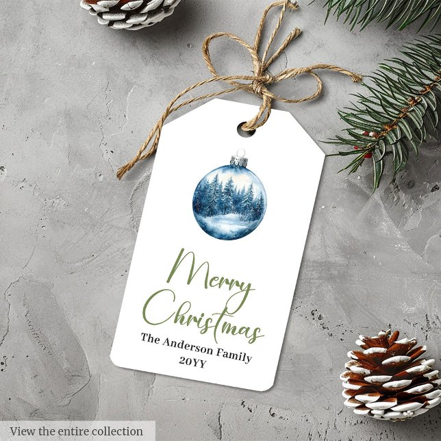 Elegant Bohemian Neutral Botanical Xmas Tags (Elegant Bohemian Neutral Botanical Xmas Tag)