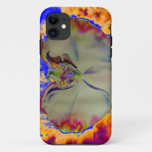 Elegant boho abstract watercolor orchid painting Case-Mate iPhone case