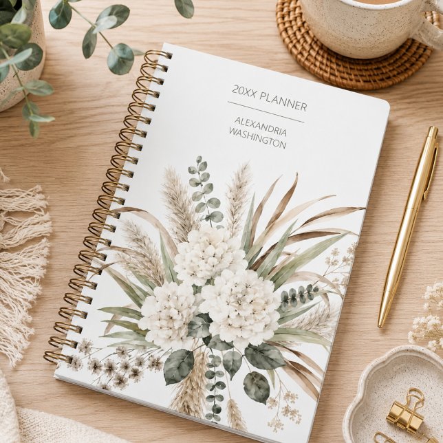 Elegant Boho Botanical Monogram Planner (Creator Uploaded)