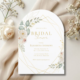 Elegant Boho Bridal Shower Invitation