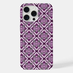 Elegant Boho Chic Mandala Floral Pattern iPhone 15 Pro Max Case