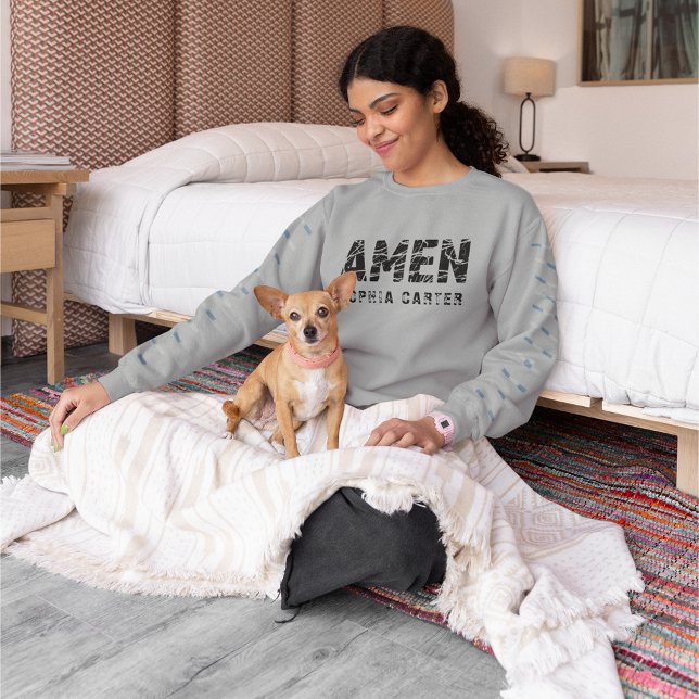 Elegant Boho Christian Christmas Women's Basic Sweatshirt (Creator Uploaded)