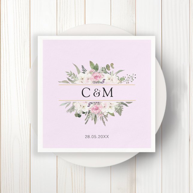 Elegant Boho Floral    Napkin (Creator Uploaded)