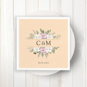 Elegant Boho Floral    Napkin