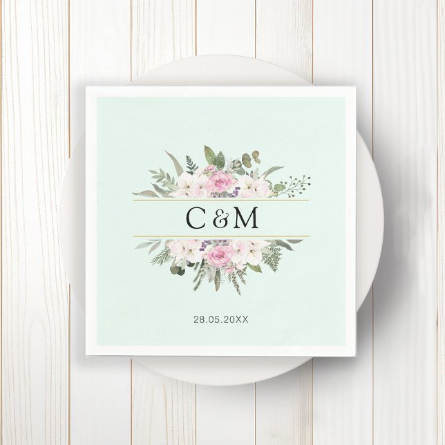 Elegant Boho Floral    Napkin (Creator Uploaded)