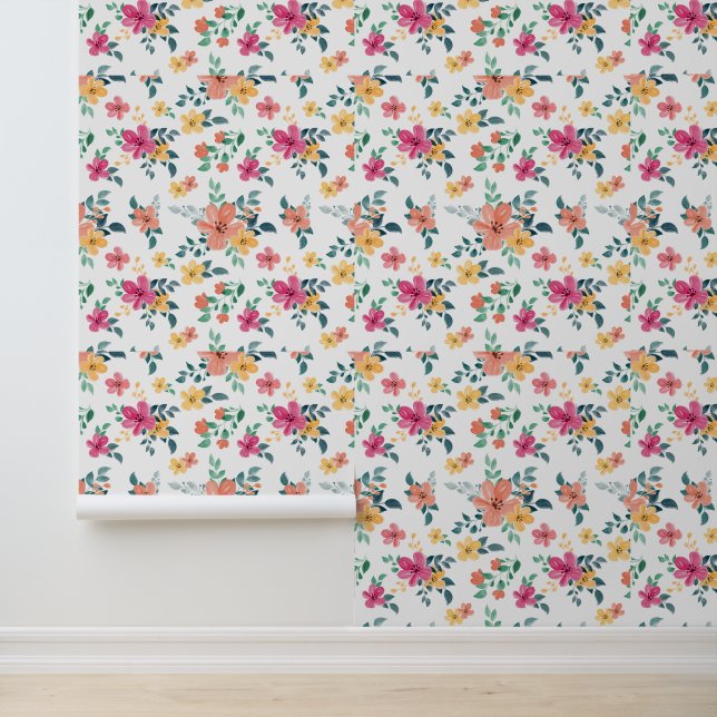  Elegant Boho Floral Wildflower Wallpaper (Application)