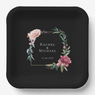 Elegant Boho gift box Paper Plate