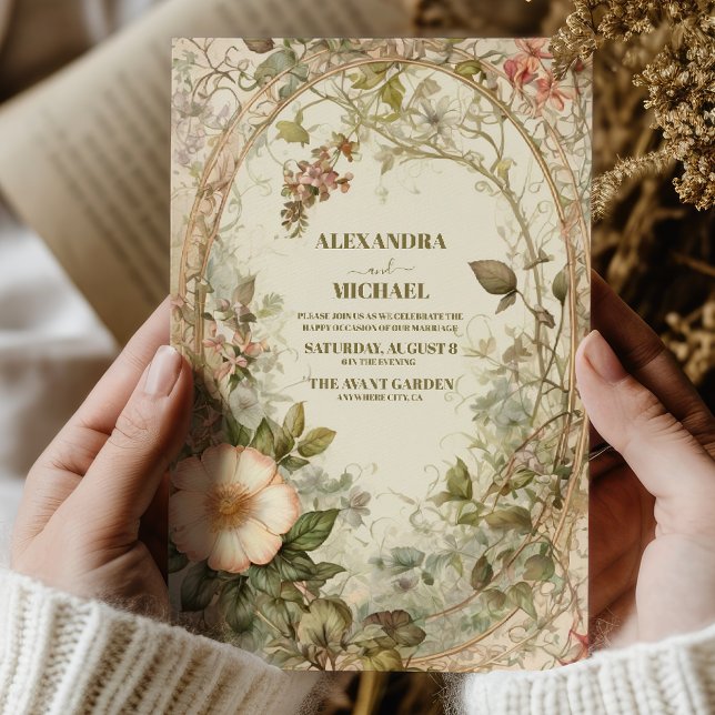 Elegant Boho Wildflower Wedding Invitation (Creator Uploaded)