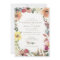 Elegant Boho Wildflower Wedding Invitation