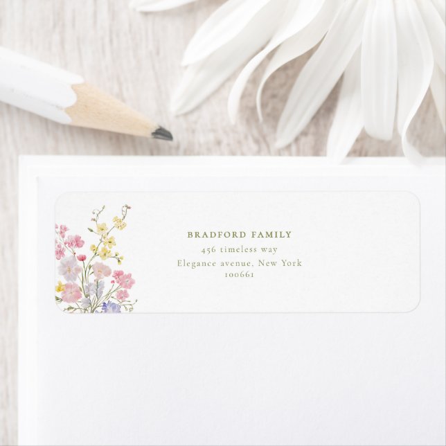 Elegant Boho Wildflowers Wedding  (Insitu)