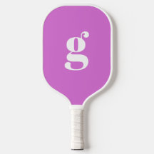 Elegant Bold Monogrammed Initial Orchid Purple