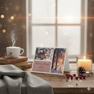 Elegant Bonne Année 2026 Folded Greeting Card