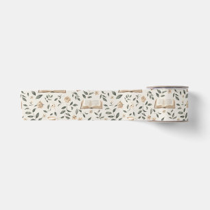 Elegant Book Lovers  Satin Ribbon