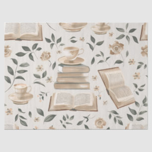 Elegant Book Lovers Tissue Paper