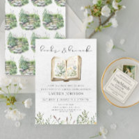Elegant Books & Brunch Wildflower Bridal Shower
