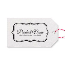 Elegant Border Product Label Template