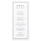 Elegant borders black & white minimalist wedding
