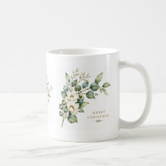 Elegant Botanical Eucalyptus Christmas Mug