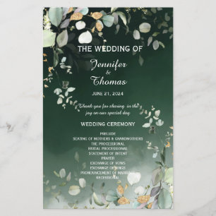 Elegant Botanical Eucalyptus Greenery Program