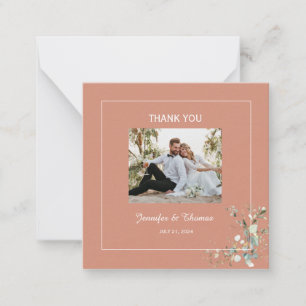 Elegant Botanical Eucalyptus Greenery & Terracotta Card