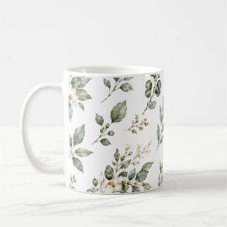 Elegant Botanical Eucalyptus Mug