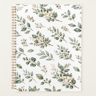 Elegant Botanical Eucalyptus Planner