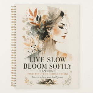 Elegant Botanical Fashion Planner
