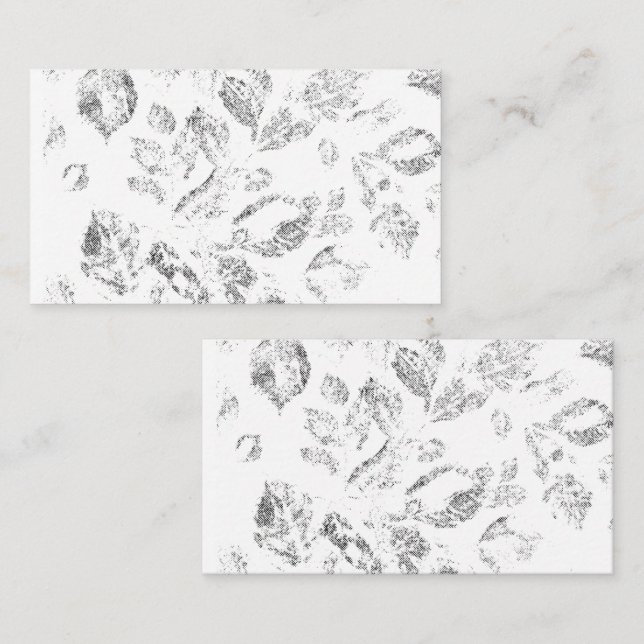 Elegant Botanical File Folder Set Appointment Card (Front/Back)