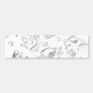 Elegant Botanical File Folder Set Bumper Sticker