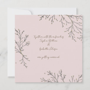 Elegant Botanical Flat Card