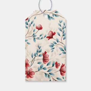 Elegant Botanical Floral Branch Gift Tags