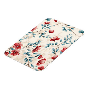 Elegant Botanical Floral Branch Magnet