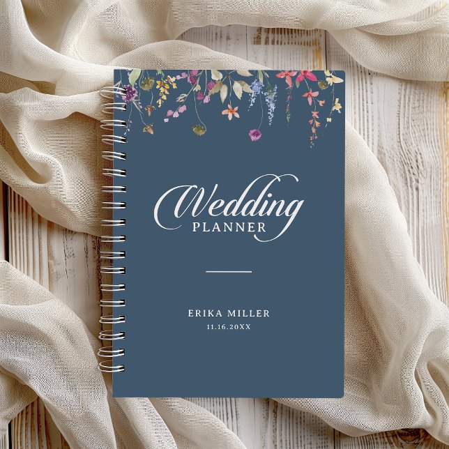 Elegant Botanical Floral Calligraphy Wedding  Planner (Creator Uploaded)
