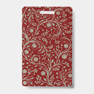 Elegant Botanical Floral Pattern – Minimal Nature  ID Badge