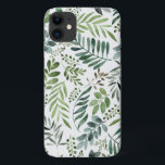 Elegant Botanical Leaves Watercolor  Case-Mate iPhone Case<br><div class="desc">Hand Painted</div>