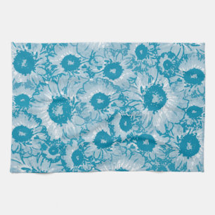 Elegant Botanical Pattern Tea Towel