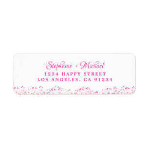 Elegant Botanical Pink Greenery leaves