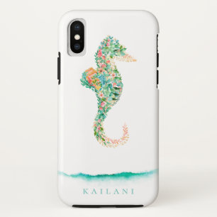Elegant Botanical Seahorse Case-Mate iPhone Case