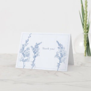 Elegant Botanical Thank You Card