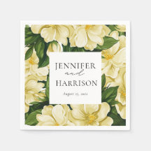 Elegant, botanical wedding invitation