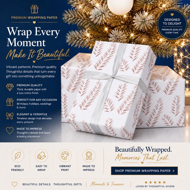 Elegant Botanical Wrapping Paper (Creator Uploaded)