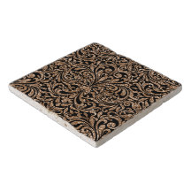 Elegant Botticino Marble Trivet 