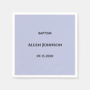 Elegant boy baptism  napkin
